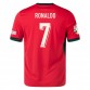 Ronaldo #7 Portugal EM 2024 Hjemmedrakt